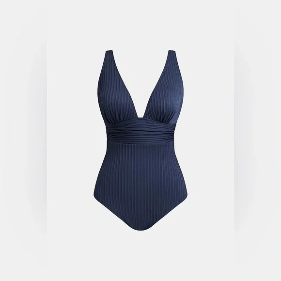 NWT Elegant Navy Blue Women's Swimsuit - Picture 4 of 9